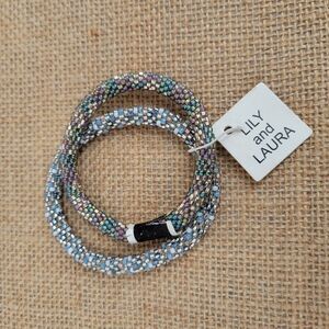 LILY AND LAURA Multicolor Beaded Bracelets